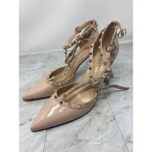 HECATER Ankle Strap Stilettos High Heel Women's Pumps Shoes Size 10.5 EU 41